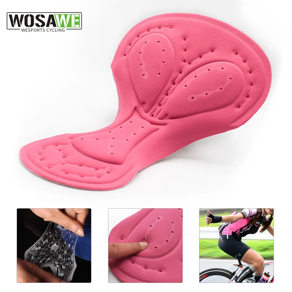 

WOSAWE Shockproof Cycling Shorts Tights Inner Lining Gel Pad Women DIY Silicone Cushion Downhill Riding Trousers Shorts Men
