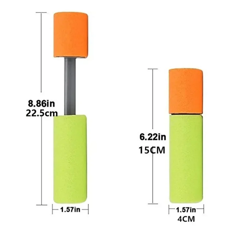 4/6pcs/Set EVA Foam Water Guns Water Blaster for Kids Shooter Portable Water Cannon Toys Children Beach Bath Room Baby Bath Toys