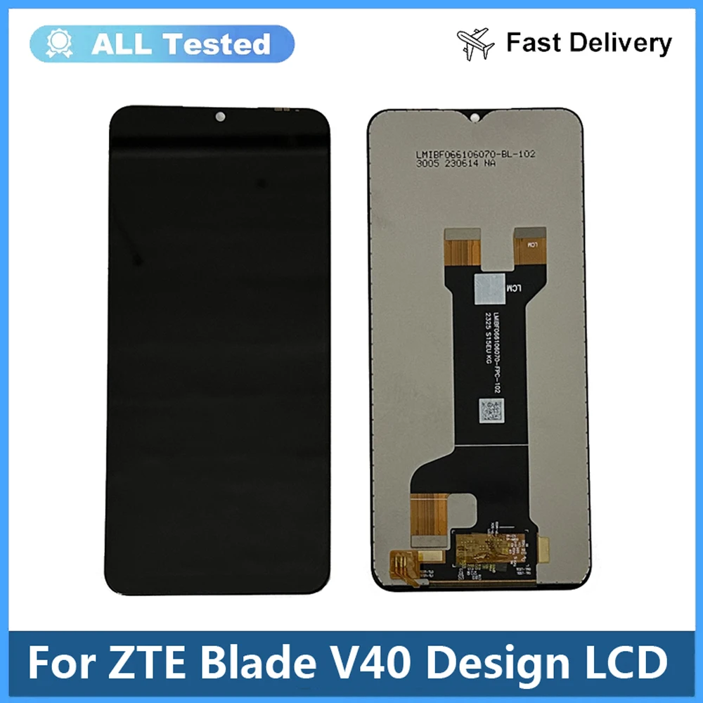 Tested New 6.6'' For ZTE Blade V40 8046 Design LCD Display Screen Sensor Touch Panel For ZTE Blade V50 Design lcd Display