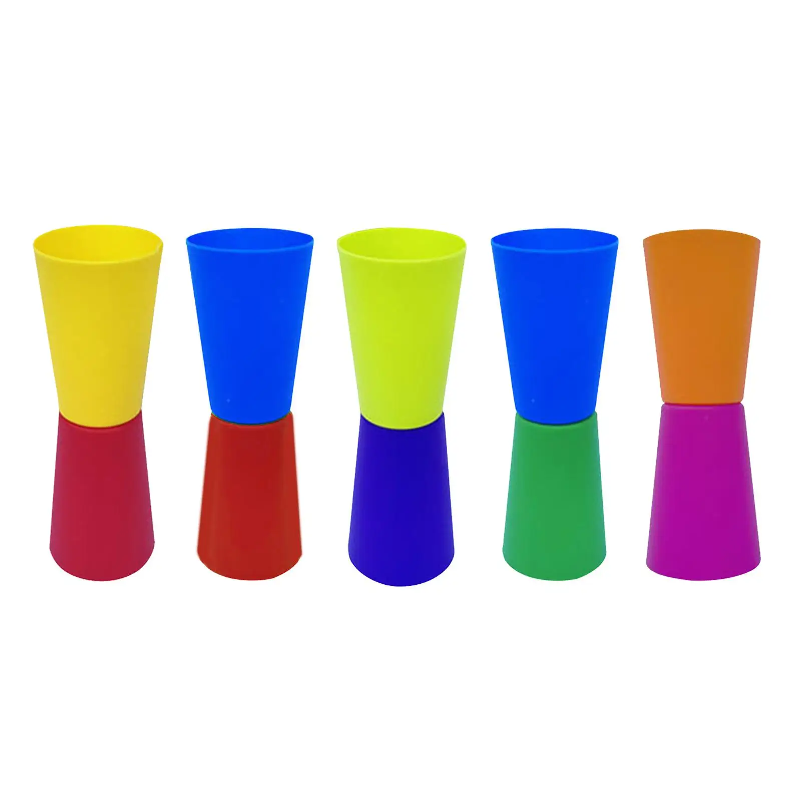 

10x Flip Cups Speed Agility Training Fitness Running Shuttle Run Exercise for Football Kindergarten Rugby Basketball with Net