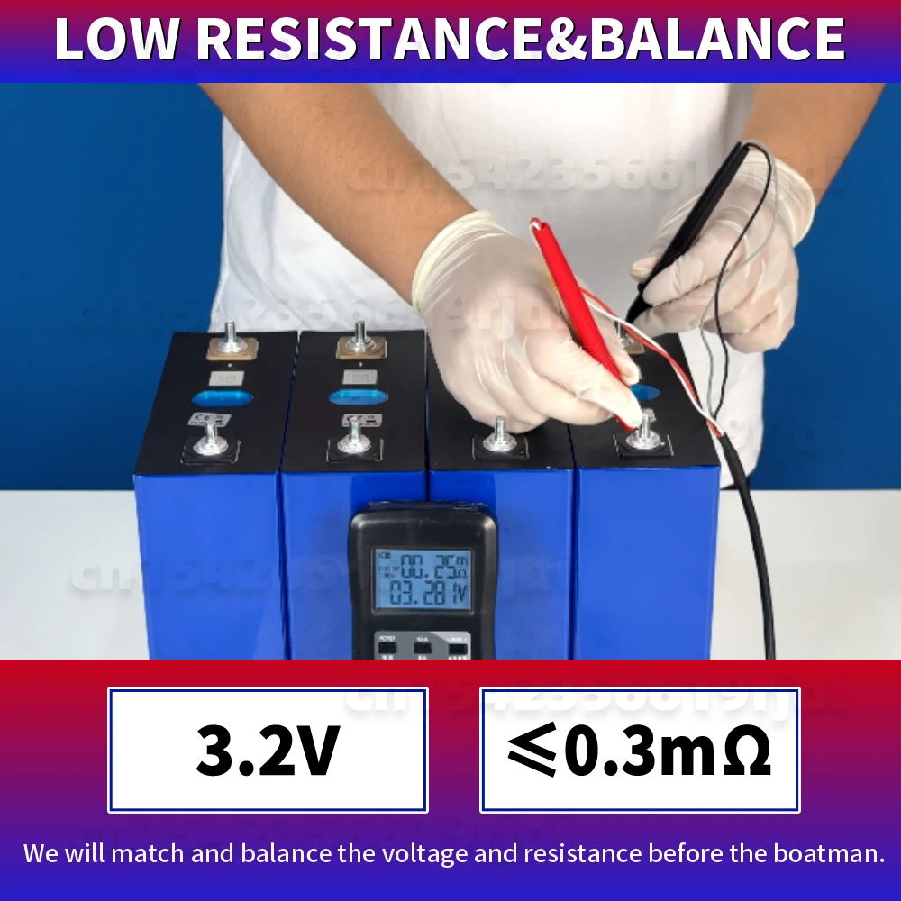 Consegna Rapida 4-16 Pezzi Batteria LiFePO4 320Ah 8000+ Cicli Ricaricabile Celle LFP Fai-da-te 12V 24V 48V per Accumulo di Energia Solare - immagine 6