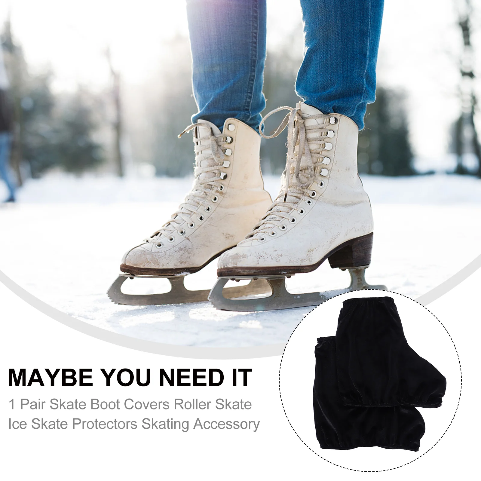 Roller Skating Set Skate Shoe Cover Boot Covers Ice Protectors Anti- Accessory Child Sleeve