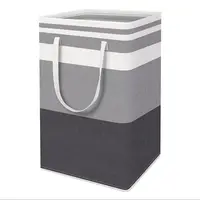 New Waterproof Fabric Laundry Basket Simple Clothes Sundries Storage Box Foldable Bag Large Capacity Laundry Basket 6