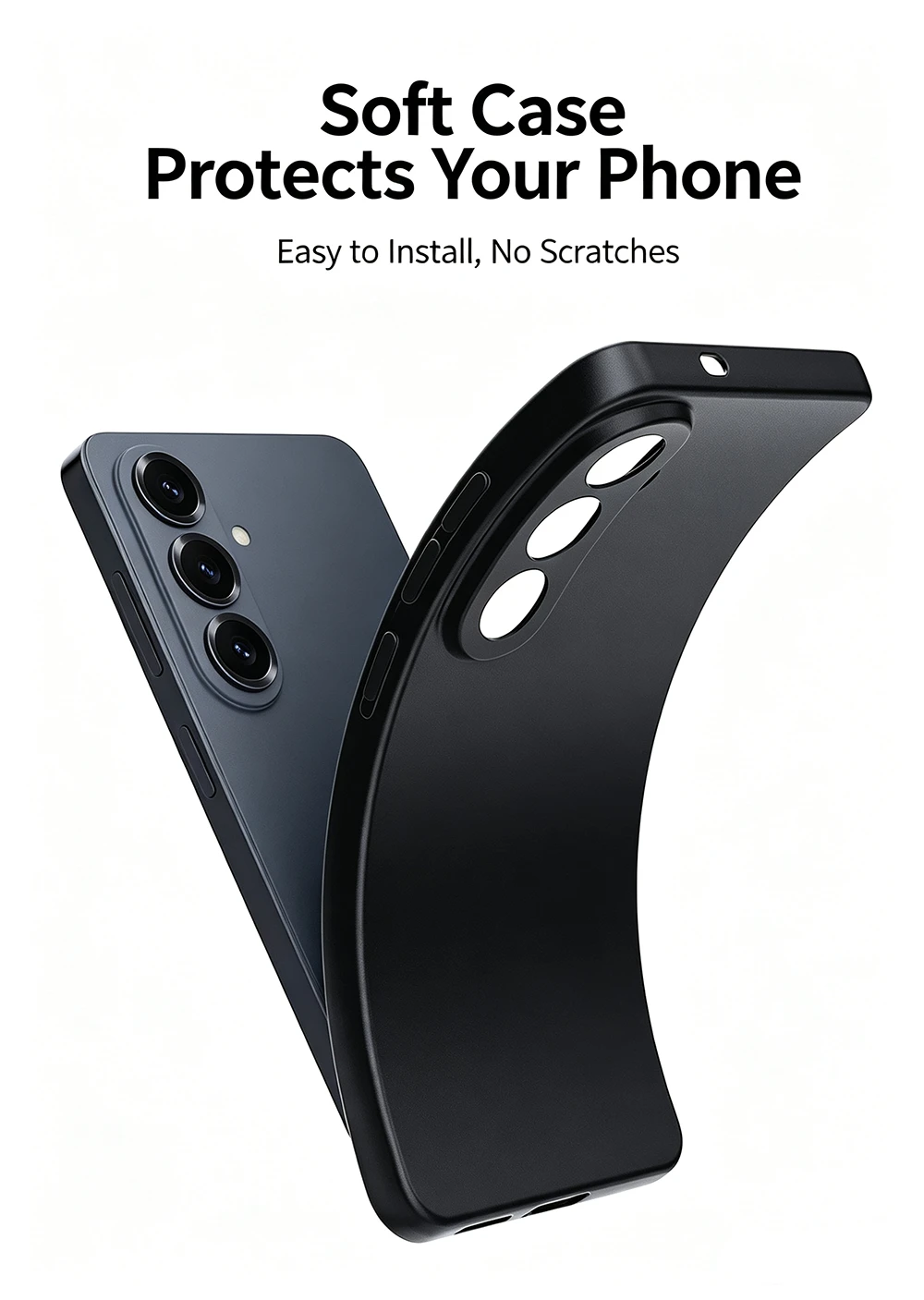 Candy Color Soft Silicone Ultra Thin Matte Frosted Translucent Phone Case