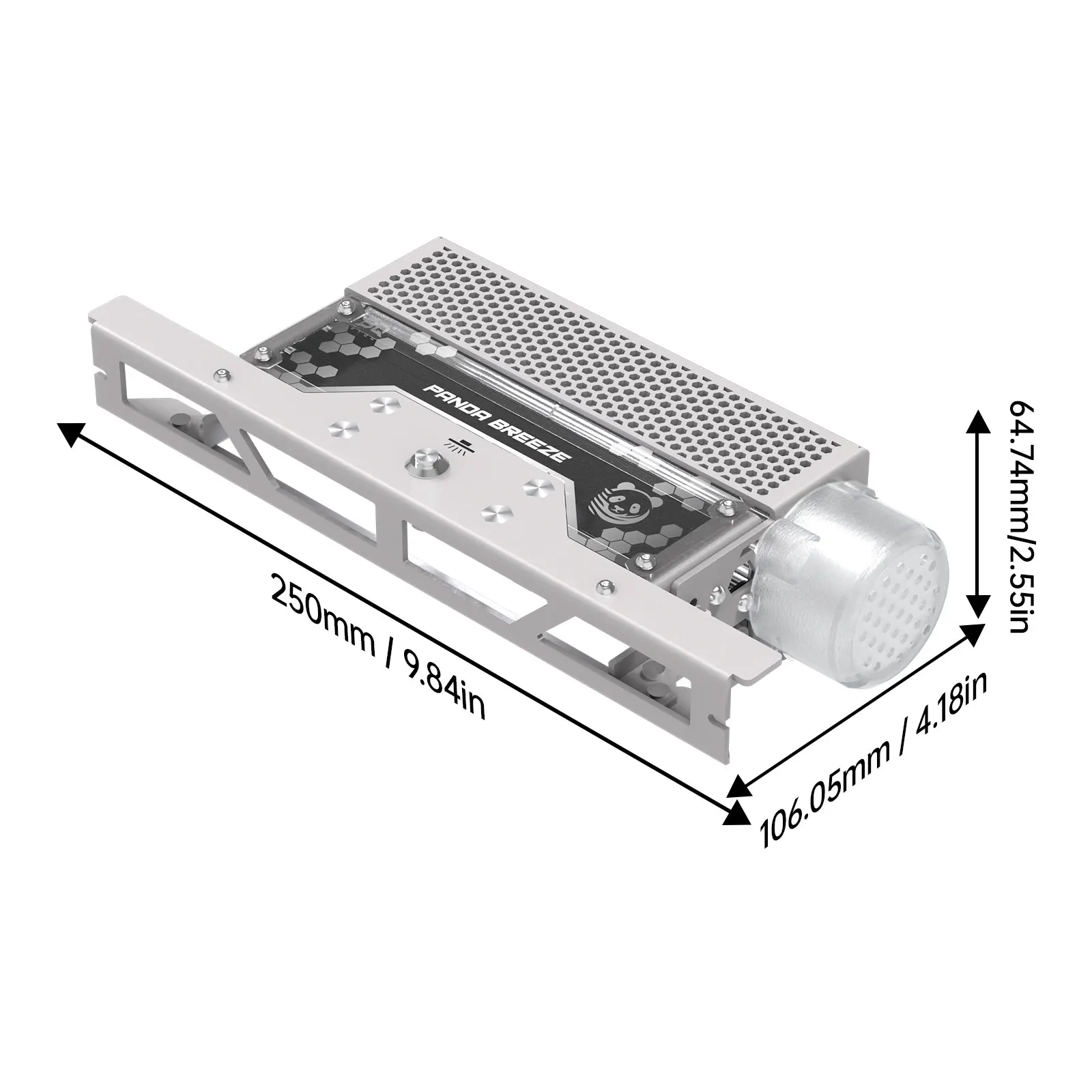 BIQU Panda Breeze X-Axis Cross Flow Fan High-Brightness LED