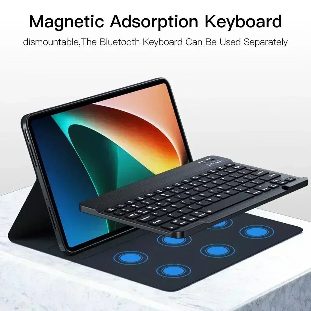 Magnetic Keyboard Case with Multi-Language Layout