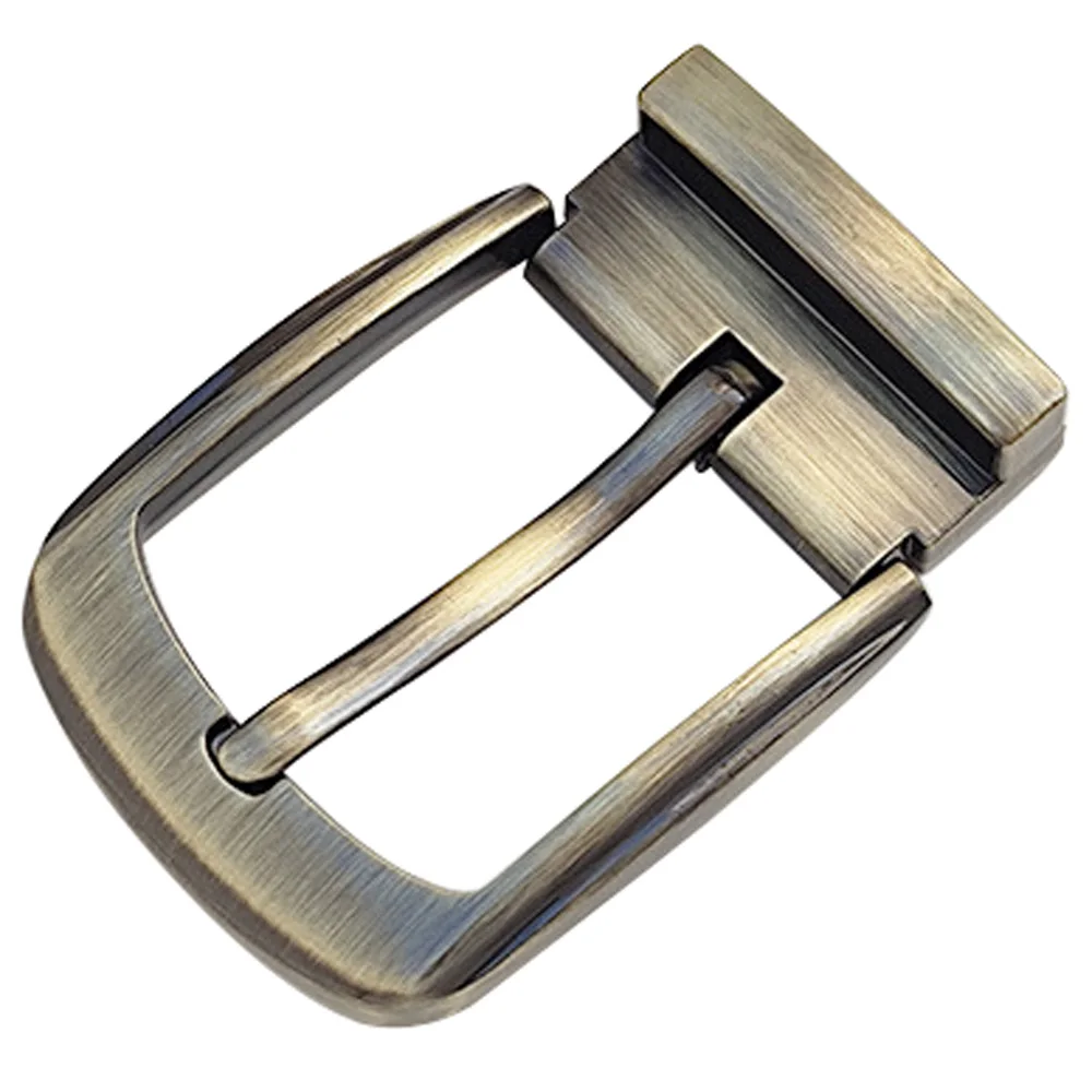 Cheapify Dropshipping Men's Pin Buckle for 40mm Width Belts Clip Head Brand  Design Bronze Alloy Metal Hebillas Para Cinturón - AliExpress