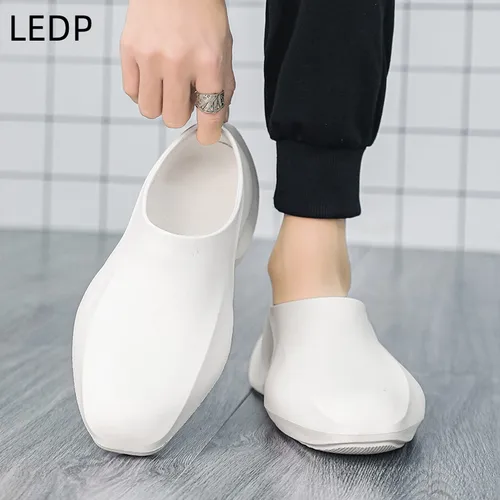 남성 캐주얼 방수 장화, 방수 신발, 편안한 패션, 미끄럼 방지 내마모성 트렌드, 2023 네트 레드, 같은 스타일 5