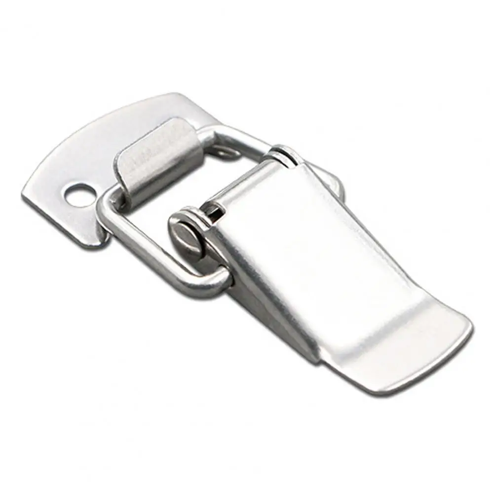 1 Set Tool Bag Locks Anti-rust Stable Portable Stainless Steel Latch Locks Cabinet Box Hasps for Household