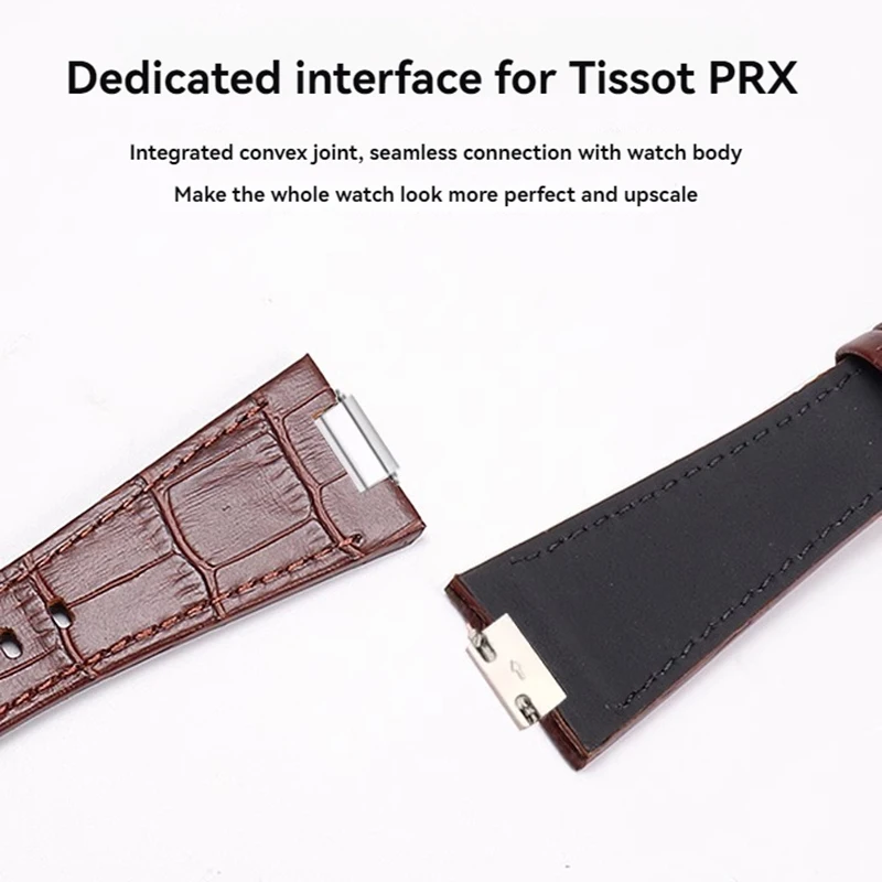 Enhanced Luxury Leather Quick Release Watch Strap