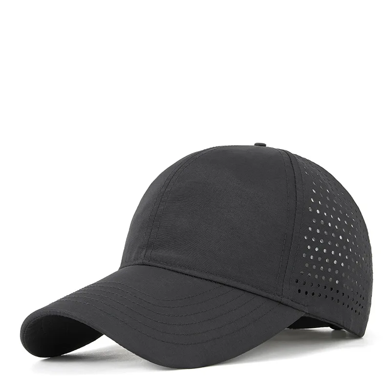 Baseball Cap Large Size Summer Breathable Mesh Trucker Hat Snapback Cap Quick Dry Visor Outdoor Sports Sun Hat Men Women outdoor hiking hat