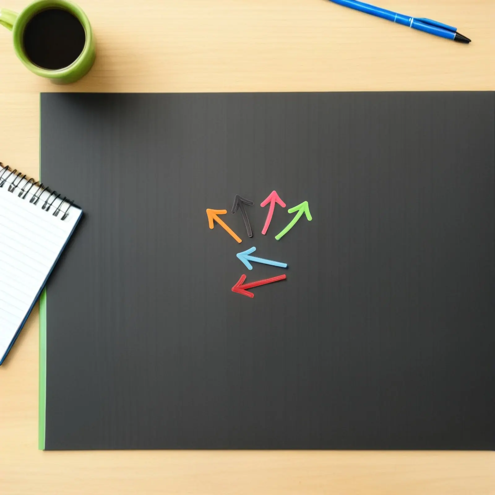 12Pcs 작은 화살표 자석 냉장고 사무실 교실 게시판 사물함 사진 메모용 다채로운 3D 자기 스티커 화살표