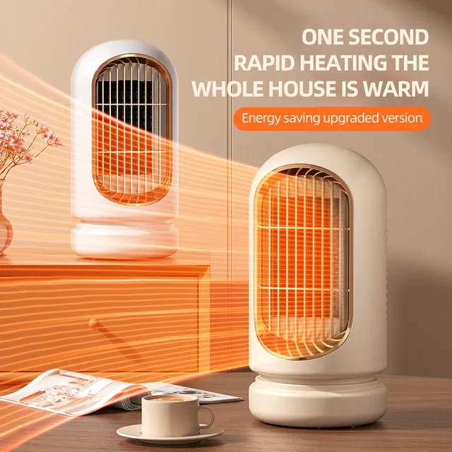 New Mini Desktop Heater with PTC Heating and Long-lasting Constant Temperature Overheating Protection 5