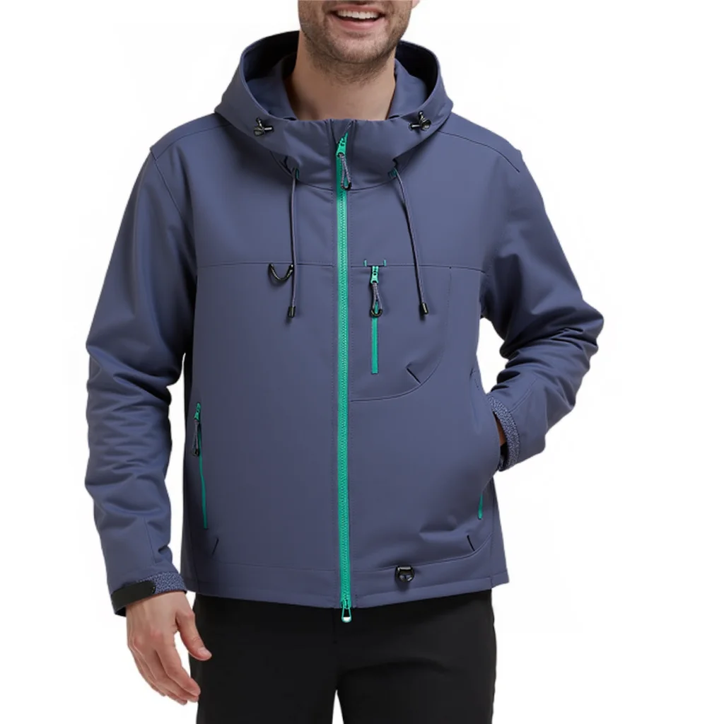 EiAO 2025 New Waterproof Windproof Hiking Jacket - Men Women Outdoor Raincoat for Camping Running Cycling Fishing Urban Wear​