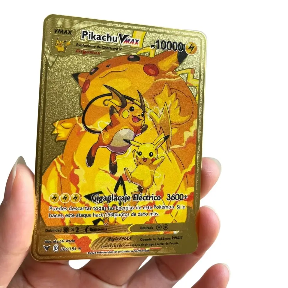 10000hp Arceus Necrozma Pokemon Cartões De Metal Em Inglês Ferro Ouro Cartas  Pokemo Crianças Presente Jogo Coleção Cartões Vmax Vstar - Cards De Jogos  Para Colecionadores - AliExpress