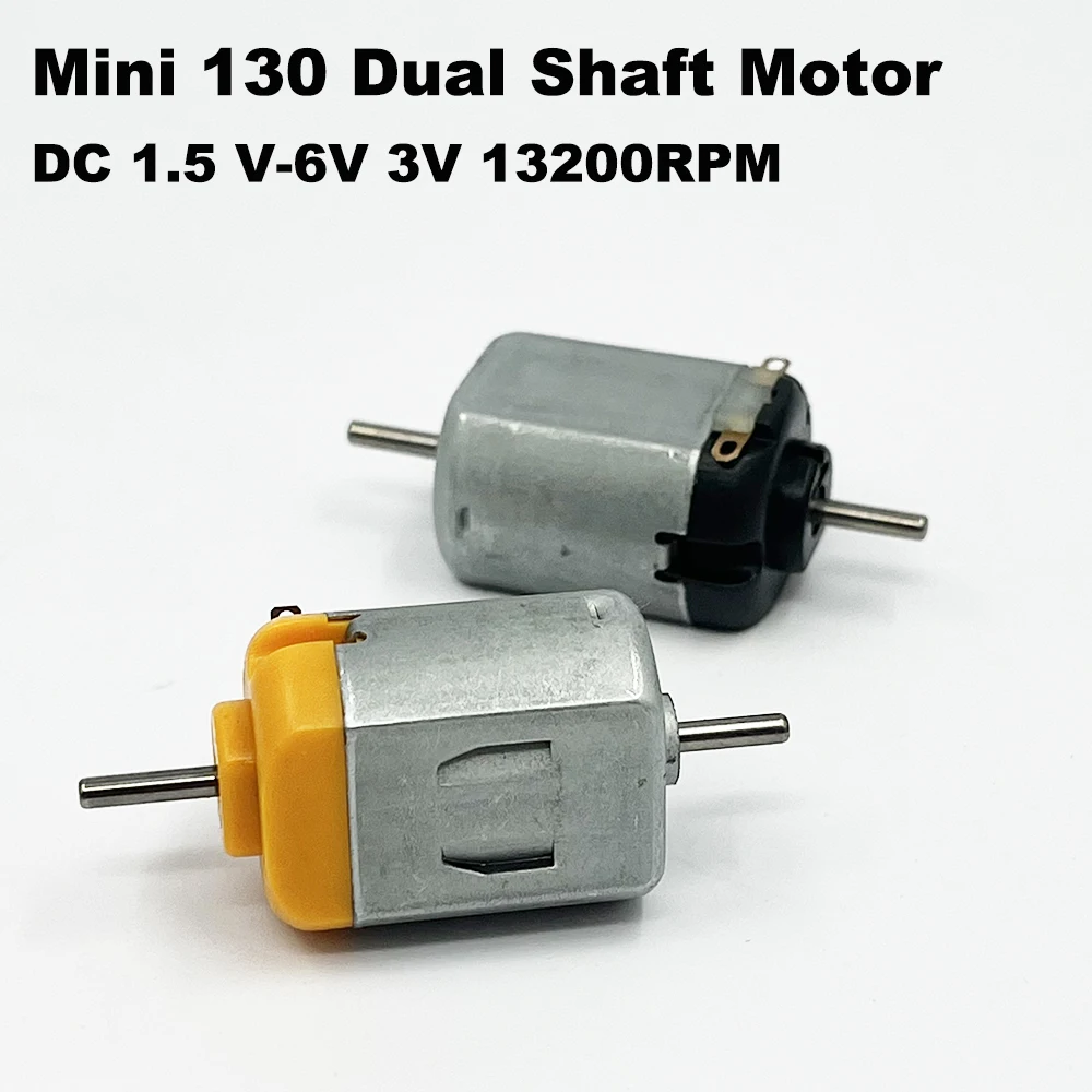Fc-130sa Mini 130 Dual Shaft Motor Dc 3v 3.7v 5v 6v | Meses Sin Interés - Foto 3