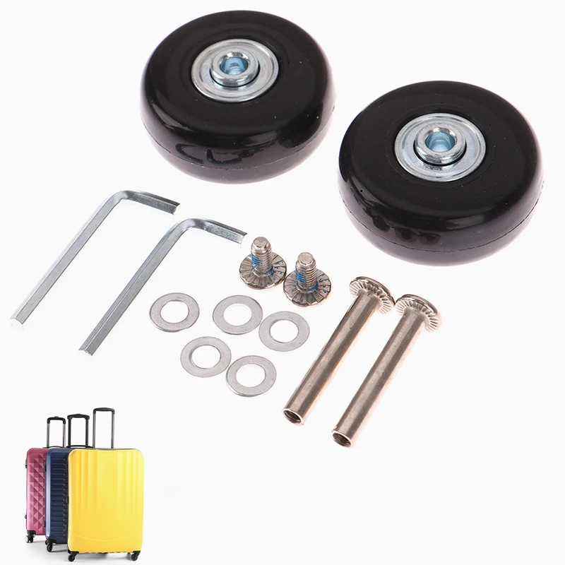Kit De Roues De Remplacement Pour Valise - 70 X 24 Mm, Uxcell