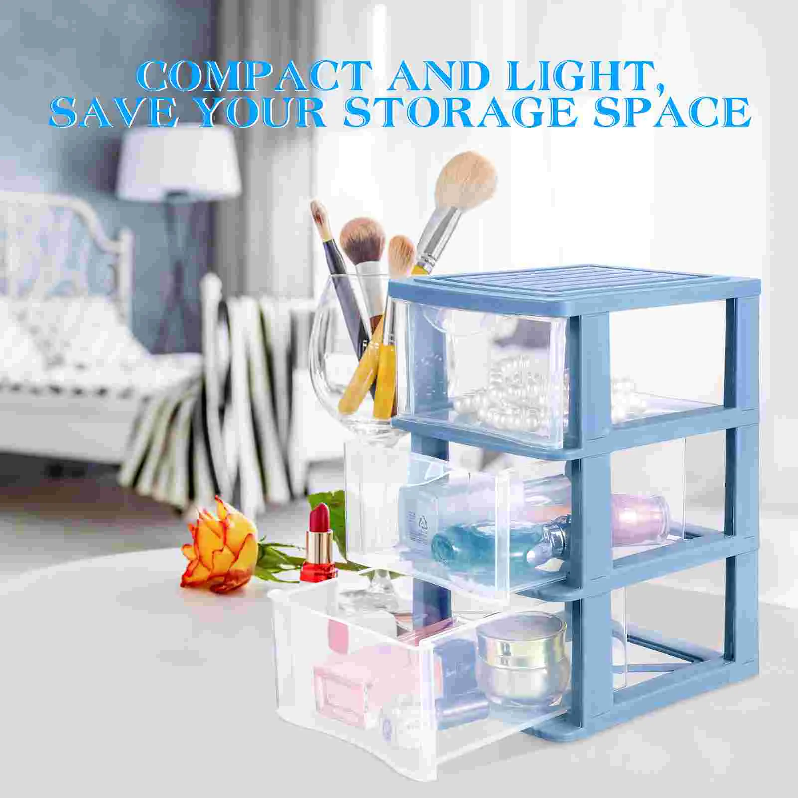 Shelf Storage Box Mini Locker Organizer Drawers Desktop Unit Multi