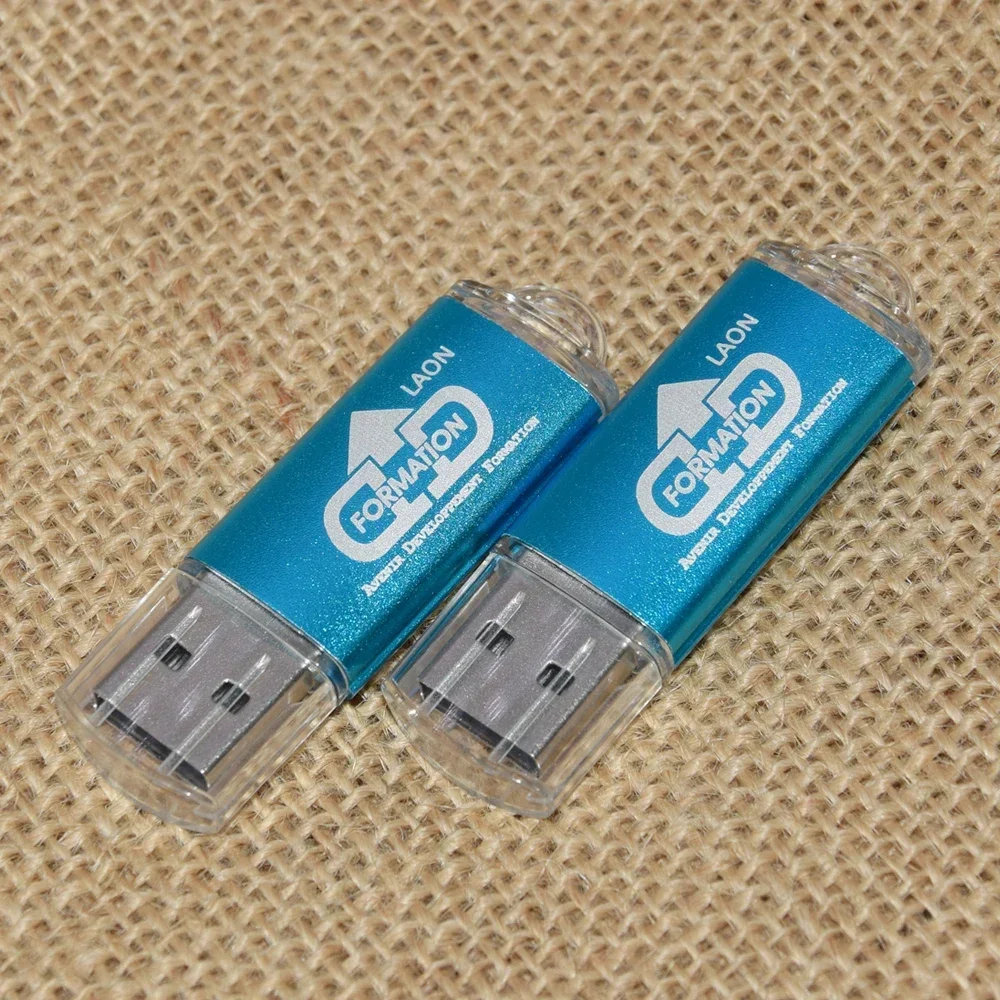 10 개/몫 USB 스틱 미니 펜 드라이브 USB 플래시 드라이브 128 Gb Pendrive 64gb 32gb 16gb 금속 디스크 Cle USB 무료 사용자 정의 로고