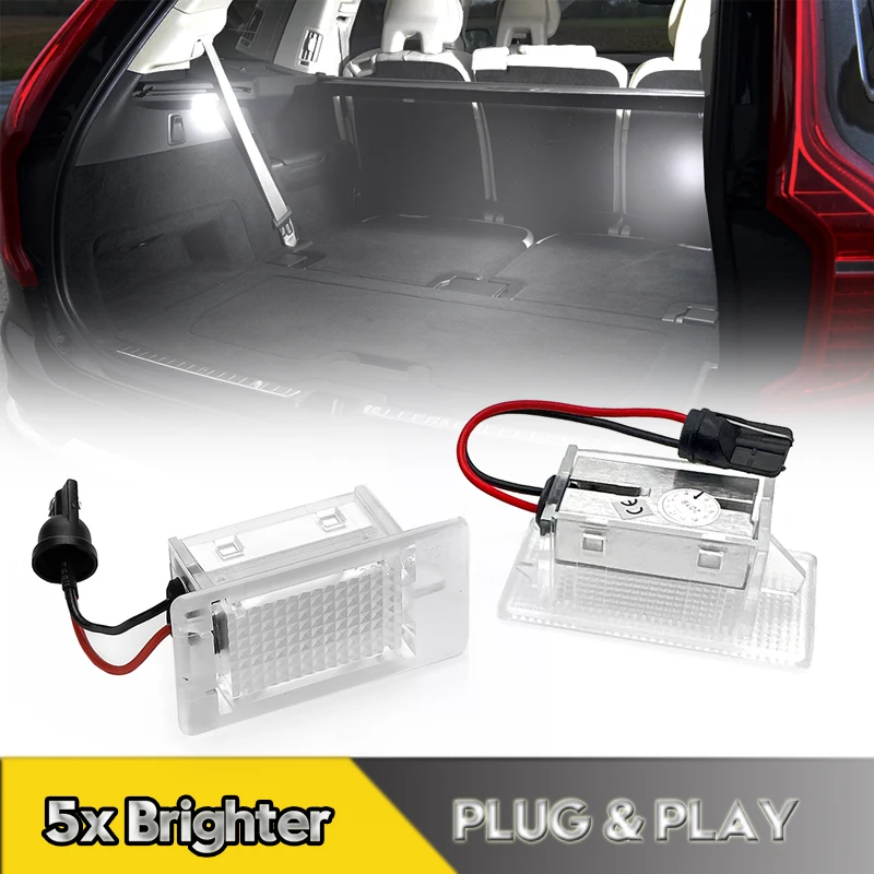 1 Pz Led Car Door Trunk Lights Bagagli Footwell Lampade Per Ford Focus Mondeo Galaxy Transit Ecosport Fiesta C-Max Fosion S-Max