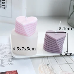 Heart-Shaped 3D Rotating Candle Mold (A)
