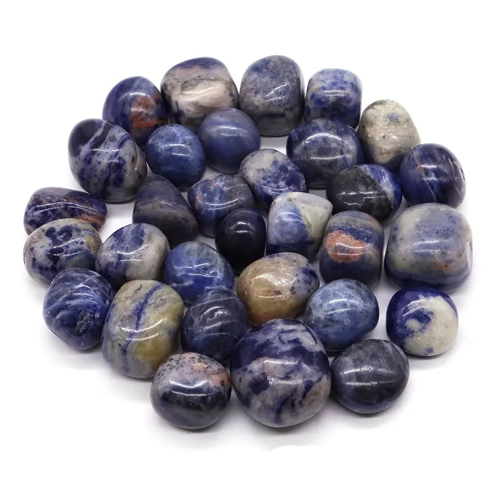 Wholesale Natural Ocean Blue Obsidian Tumbled Stones - Healing Energy Crystals for Home Decor and Aquarium Display