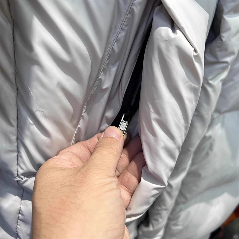 Winter Thick Long Hooded Down Jacket Women White Duck Down Knee Length Down Jackets Female Solid Warm Outdoor Parkas Outwears