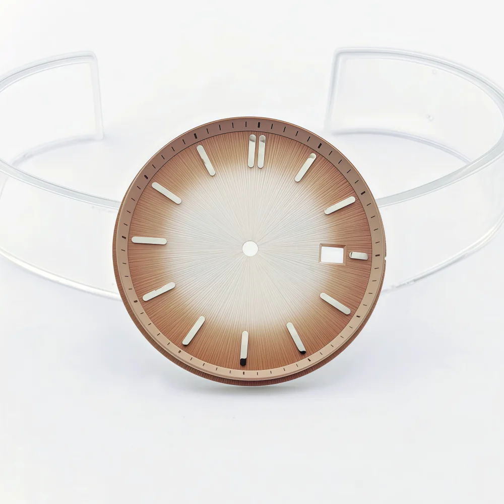 35mm Diameter Date Watch Dial - NO Luminous, Sterile Design, For Watch Crafting & Repairs