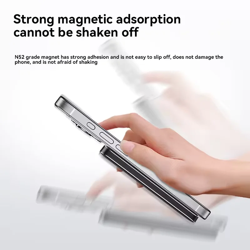 Original 10000mAh Thin Magnetic Wireless Power Bank PD25W Fast Charging Portable External Battery for Magsafe For iPhone Samsung 4
