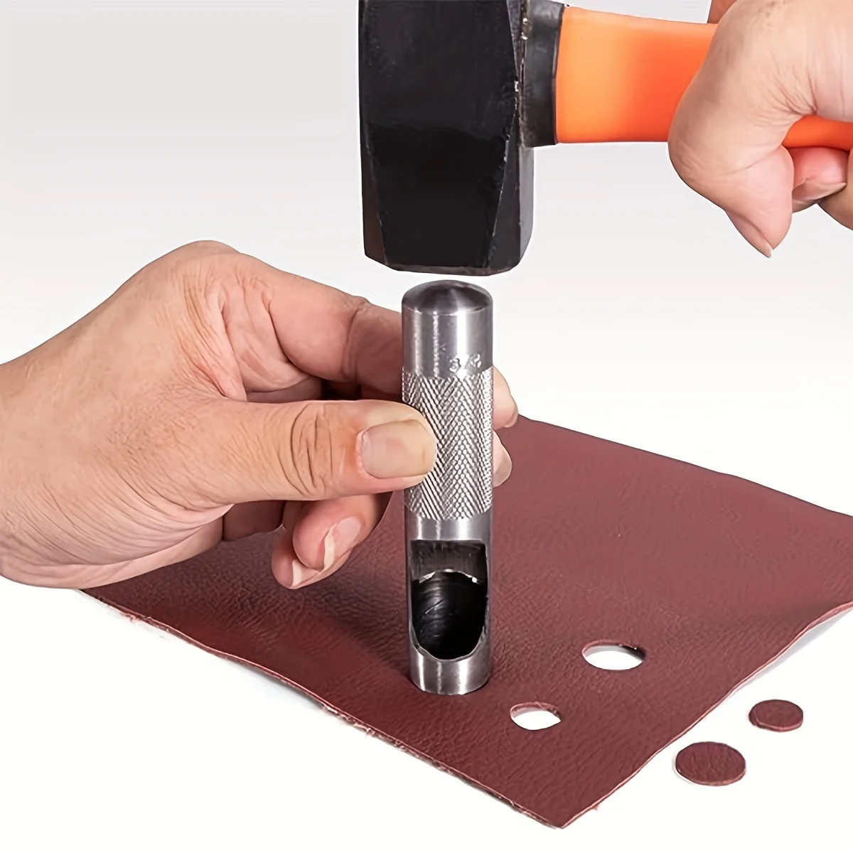 12pcs/5pcs Steel Hollow Leather Punch Set (3-16mm) leather hole puncher round hole punch cutter set hole punch cutter set leather hole punch leather punch tool round hole punch set