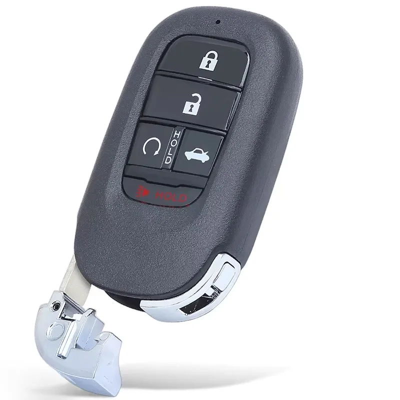 Keyecu For Honda Accord CR-V HRV Pilot Civic Smart Remote Car Key Fob 433MHz With 4A Chip FCC ID: KR5TP-4