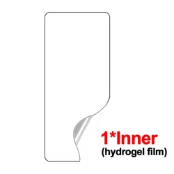 4 - in - 1 Easy Install Shatterproof Tempered Glass Screen Protectors - Galaxy Z Flip 8 (1 Inner Film)