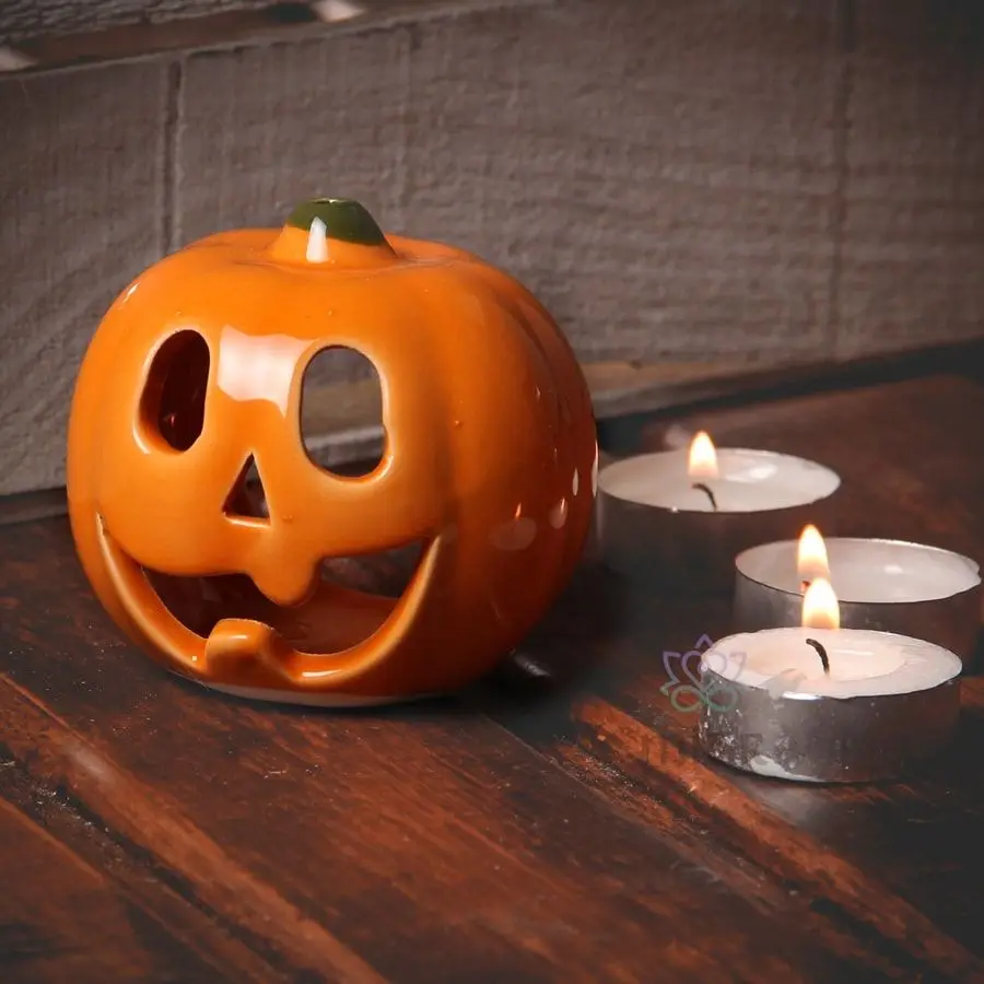 

Подсвечник Mitr в виде тыквы на Хэллоуин, 100 г, 7*7 см