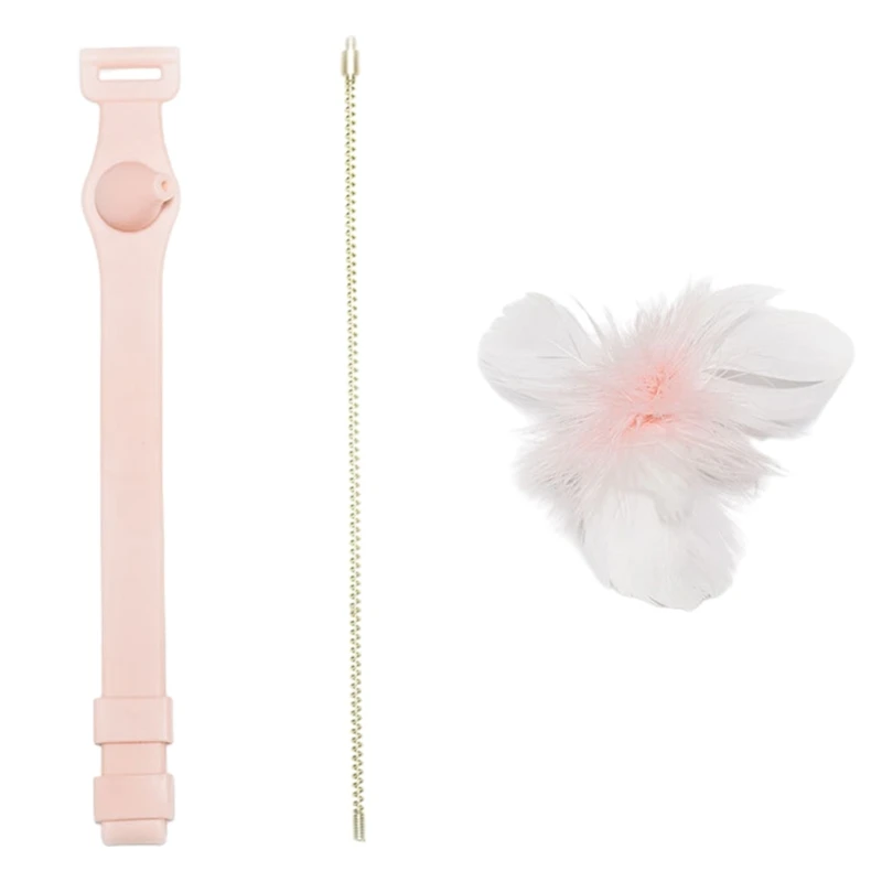 

for Cat Interactive Feather Wand Teaser Toy with Sound for Kittens
