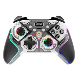 iPEGA PG - 9666 RGB Wireless Game Controller with Dual Motor Vibration and Turbo Function (Black)