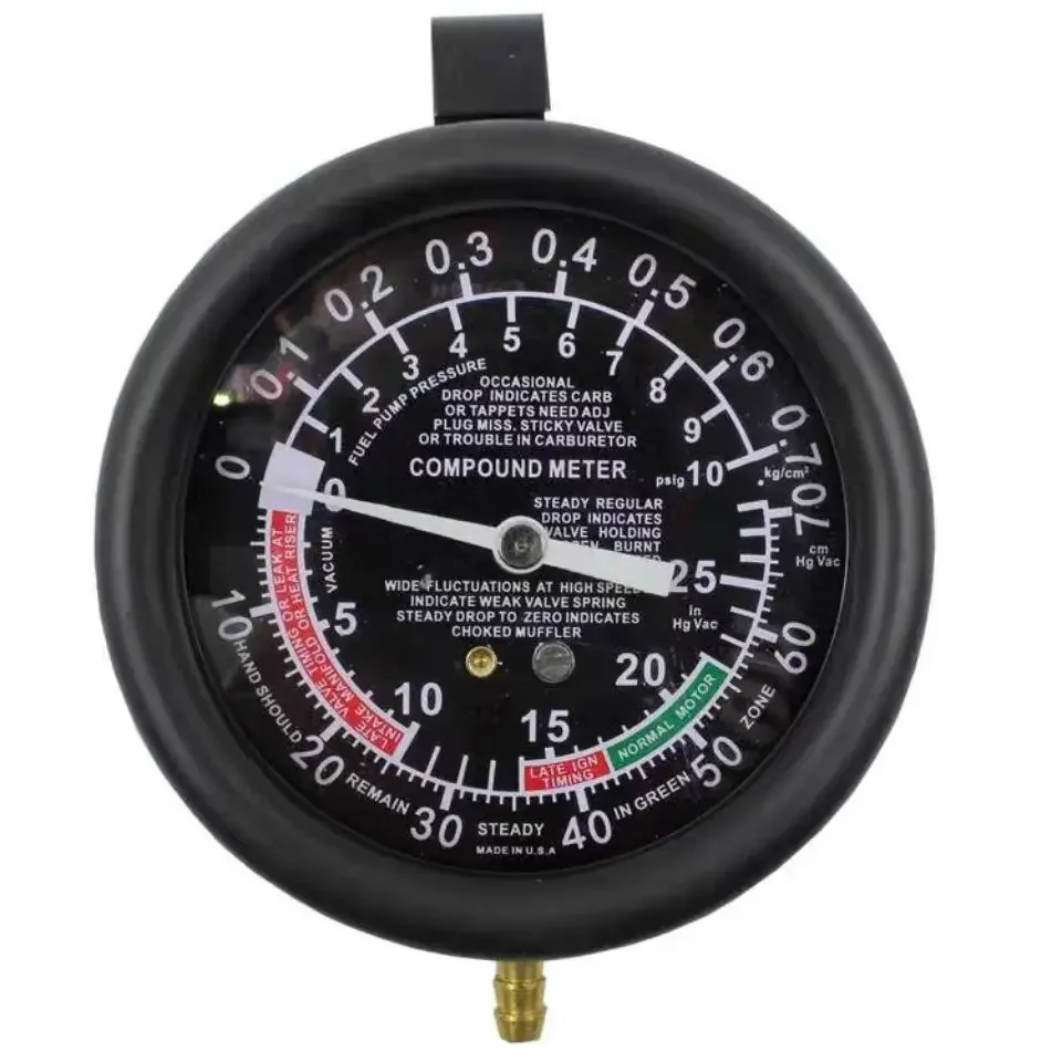 Diesel Vehicle Exhaust Backpressure Gauge Automobile Blockage Detection Gauge Automobile Exhaust Gas Detection
