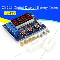 Battery Tester LED Digital Display 18650 Lithium Battery Power Supply Test Resistance Lead-acid Capacity Discharge Meter ZB2L3 1