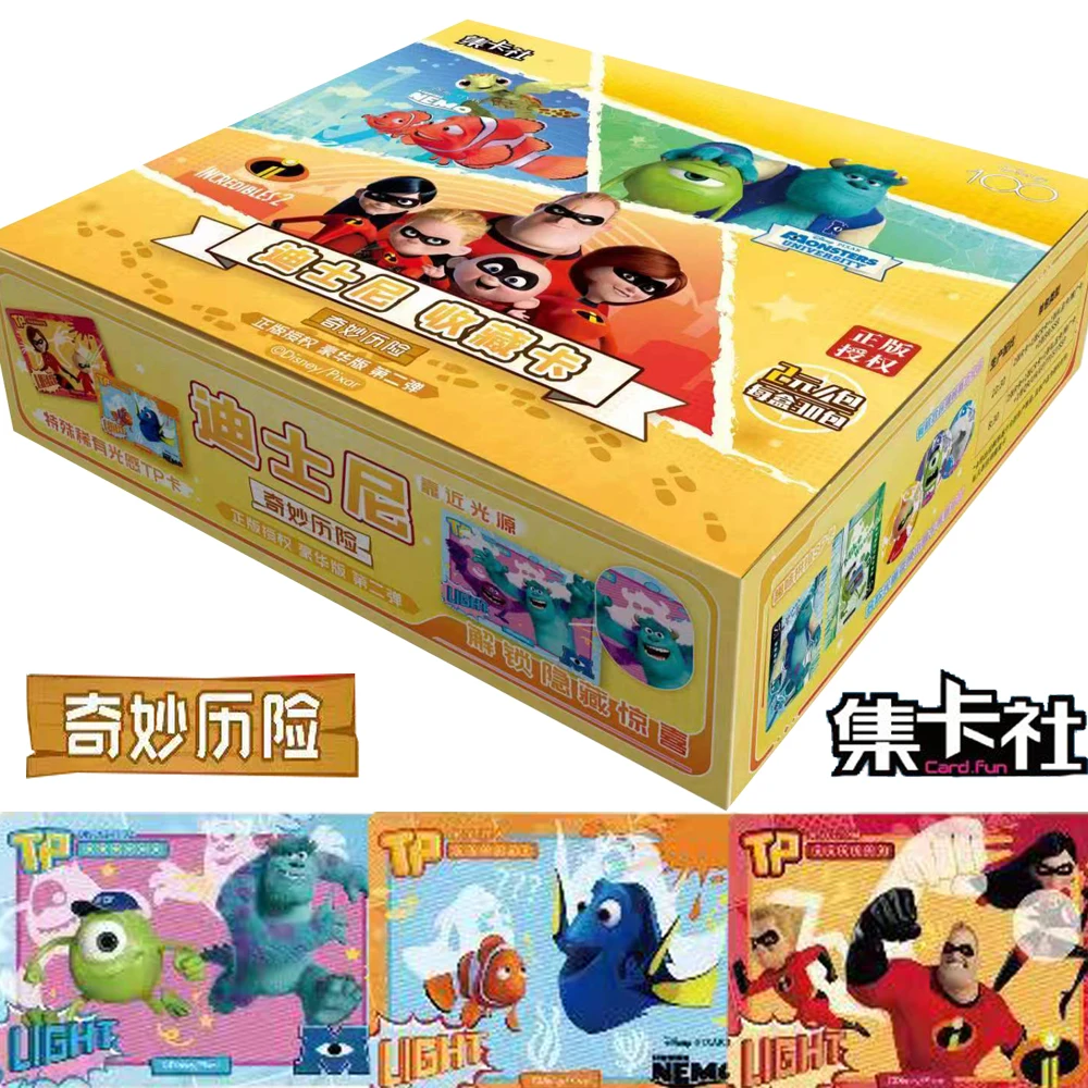 Card Fun Disney Card Collection Finding Nemo The Incredibles Multiple Well-known IP Personalities Exquisite Cards Kid Gift Toy