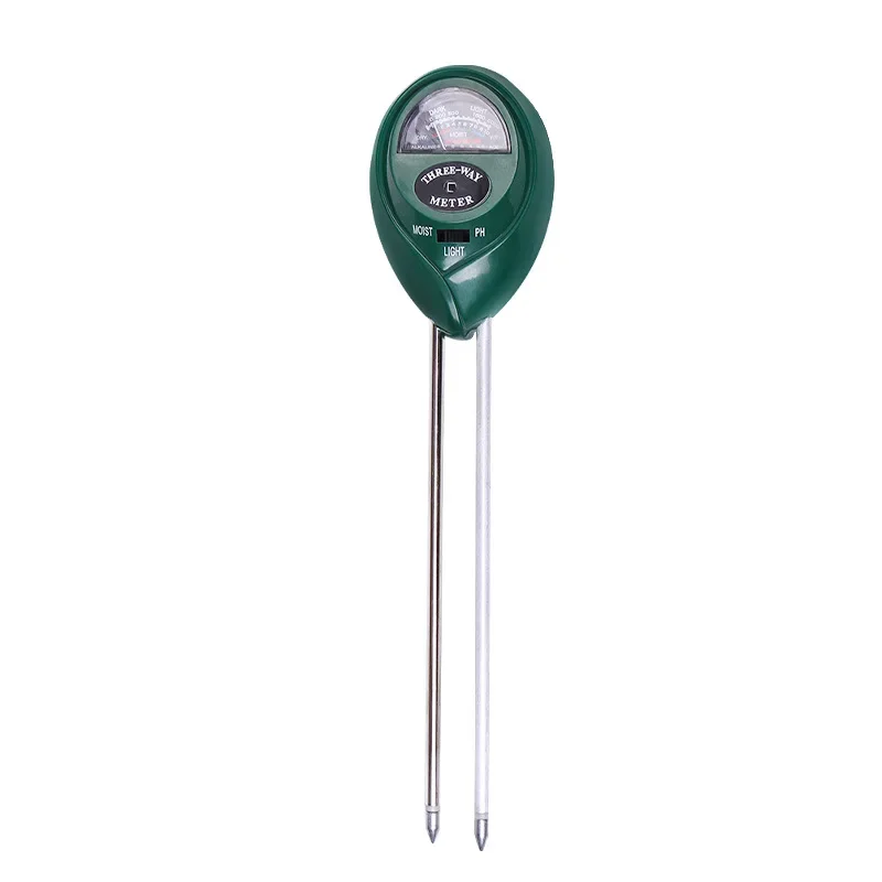 Soil Moisture Sensor Soil Tester 3 in1 Moisture Sunlight PH Meter Soil Water Acidity Humidity Light PH Test Garden Plants Flowers Moist Tester Testing Instrument