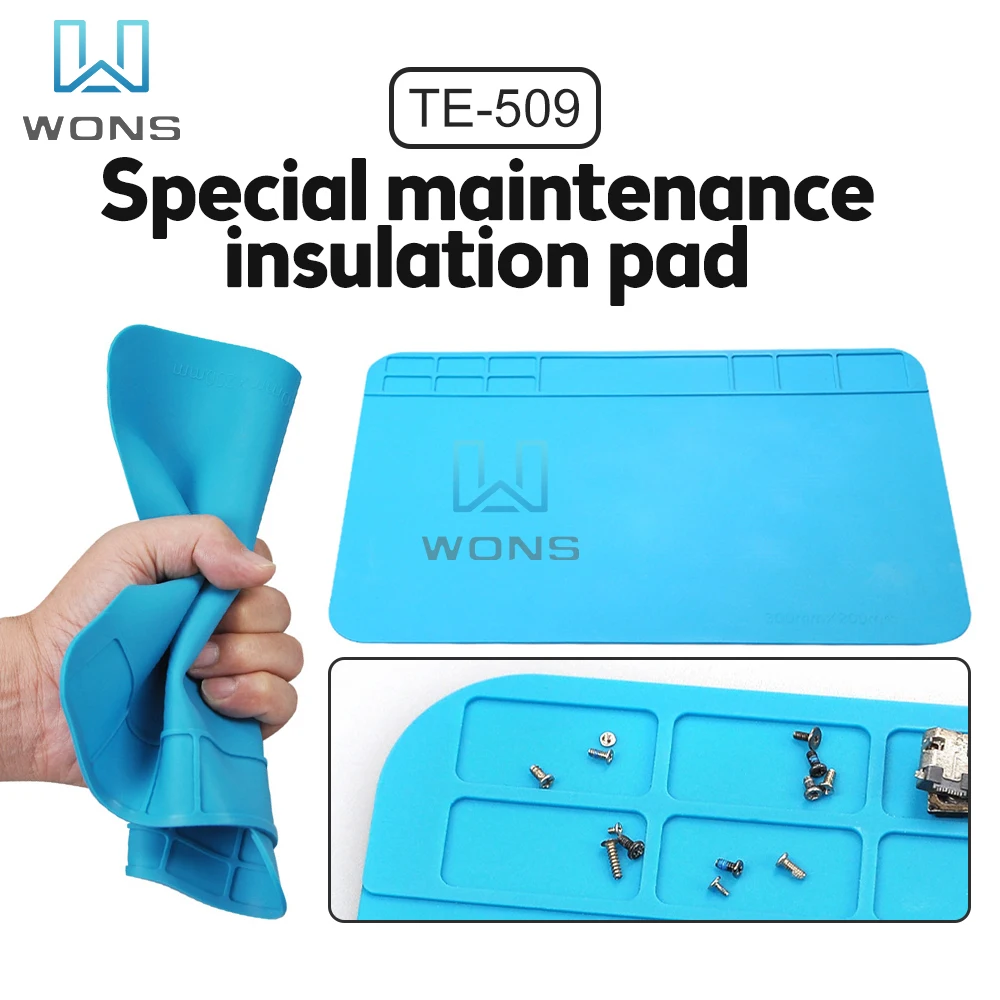 

Heat Insulation Working Mat Heat-resistant Soldering Station Repair Insulation Pad Insulator Pad Maintenance Platform 30X20cm
