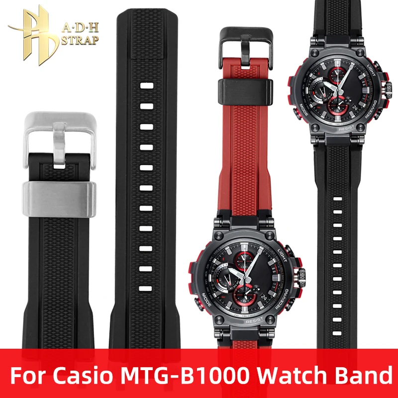 SpecialRubberWatchStrapSoftForCasioMTGB1000G1000WatchBand