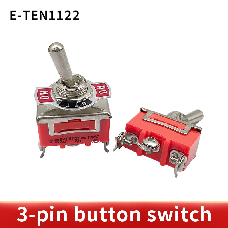 1pcs E-TEN 1121/1122 Toggle switch 3 feet 3-speed rocker switch rocker switch