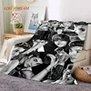 3D Justin Bieber Idol Singer Soft Blankets,Keep Warm Throw Blanket Comfortable Blanket for Picnic Beds Sofa Home Bedroom Gifts 1