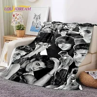 3D Justin Bieber Idol Singer Soft Blankets,Keep Warm Throw Blanket Comfortable Blanket for Picnic Beds Sofa Home Bedroom Gifts 1