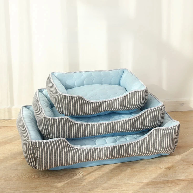 Dog's and Cat's Nest Summer Pet Cool Feeling Deep Sleep Ice Silk Cool Nest Pet Cooling Summer Supplies