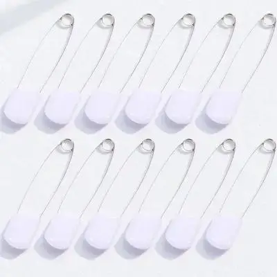50개 기저귀 핀 합금 안전 브로치 기저귀 고정용 편안한 조절 가능한 착용감 다기능 의류 핀 기저귀