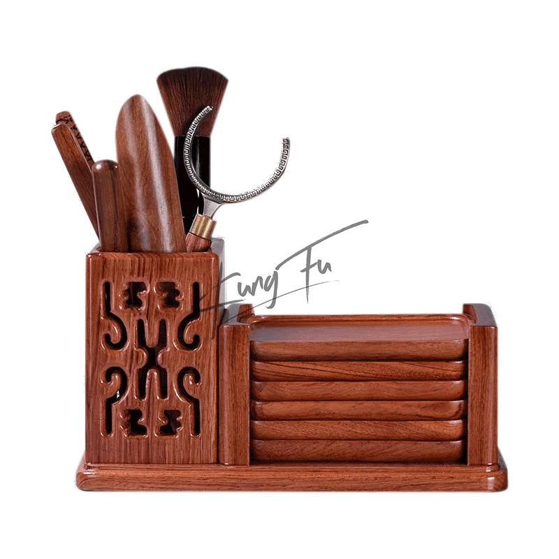 Rosewood tea ceremony six gentlemen set combination
