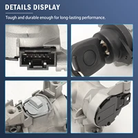 1K0905851B สวิตช์จุดระเบิดล็อคกระบอก W/อัจฉริยะรีโมทคอนโทรล Key สําหรับ VW Golf 2004-2011/Jetta 2006-2018/EOS 2007-2011 5