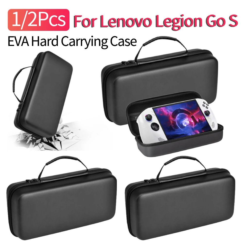Étui De Transport Rigide En EVA PU Pour Legion Go2 - Protection Antichoc - 32x17x9 Cm - Noir - Pour Console Portable