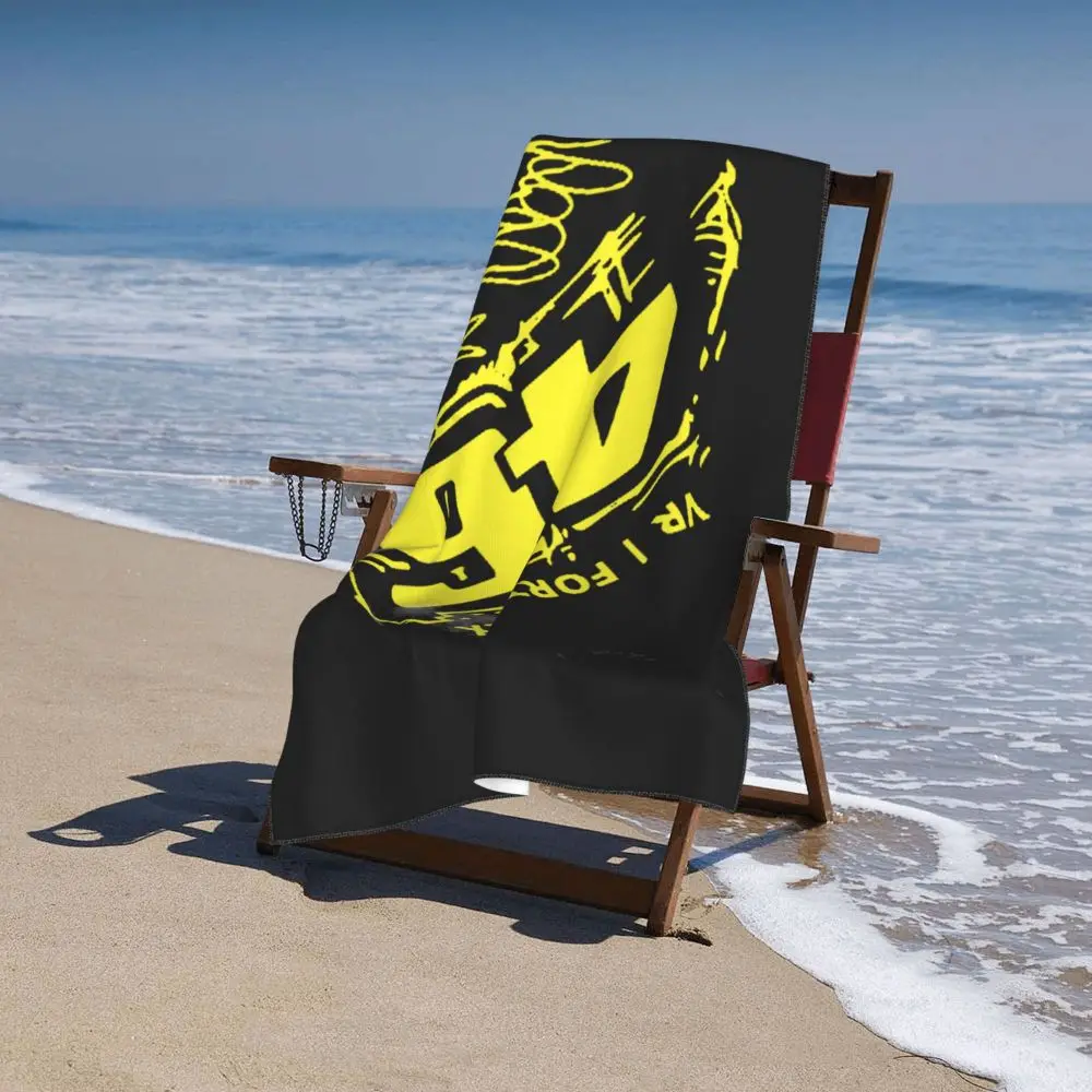 Description Picture 6 of itemCustomized Rossi Soft Linen Microfiber Beach Bath Towel Quick Dry Motorcycle Racing Bathroom Sports Towels